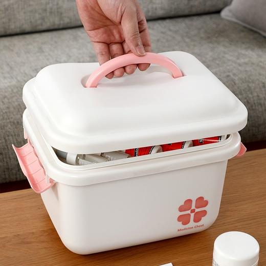 【大号药箱美妆箱】手提式家庭药箱收纳盒 美甲美妆药品盒家用便携防疫医药箱 商品图3