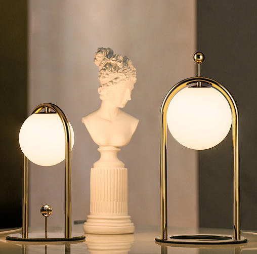 轻奢台灯桌面灯书桌灯饰现代简约床头灯创意个性 商品图0