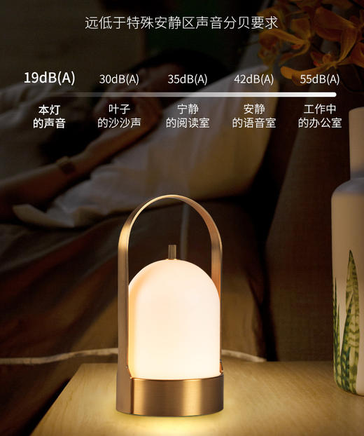 创意台灯充插电简约现代卧室床头灯超长续航手提灯 商品图3