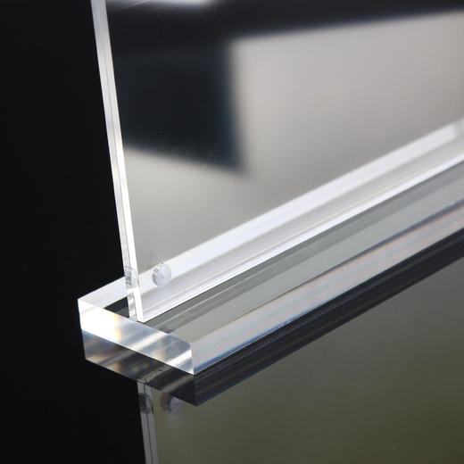 A4亚克力台签T型强磁展示架竖台卡架双面台牌高透明广告餐牌指示立牌商品标价桌牌 商品图3