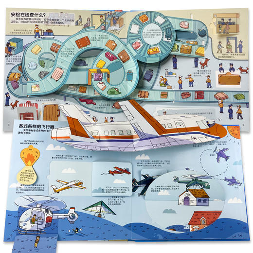 (仓发) 呦呦童机场立体书(中国环境标志产品 绿色印刷)/安徽科学技术出版社/呦呦童/9787533781392 商品图5