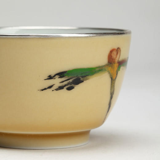 车前子-【蜻蜓天使黄】银口宋黄地主人杯 | 吾杯 商品图3