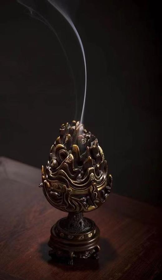 鎏金博山炉（送鹅梨帐中香1盒） 商品图1