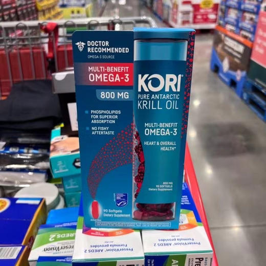 KORI纯大西洋非转基因南极磷虾油omega-3，800mg 90粒，299元/瓶✈️ 商品图6