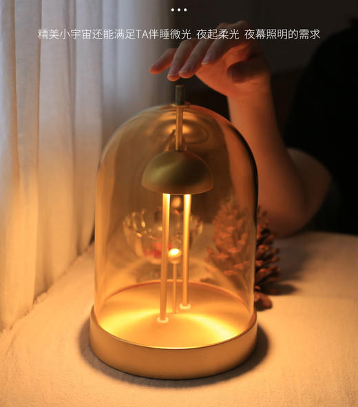轻奢温馨浪漫触摸琥珀氛围灯 商品图1