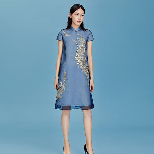 蔓楼兰/LOMELL 辉羽幻莺旗袍 商品图0