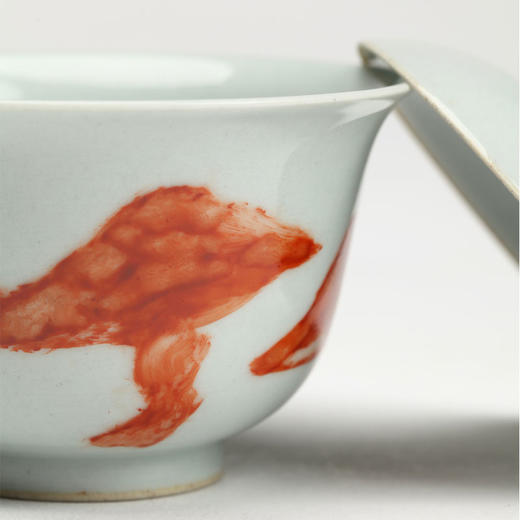 车前子-【蘑菇家族】矾红彩绘一方席茶具套组 商品图2