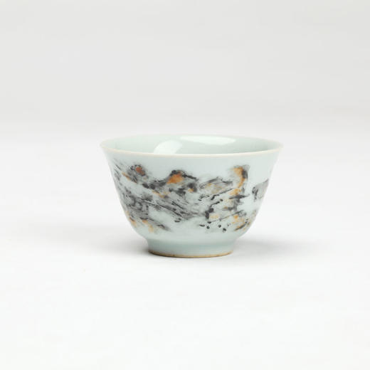 何珂玟-【见山】仿古灰釉彩绘一方席茶具套组 商品图9