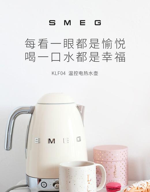 斯麦格SMEG KLF03 KLF04电热水壶复古家用温控电水壶 商品图0