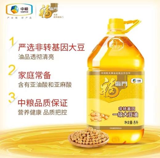 福临门非转基因大豆油5L 商品图0