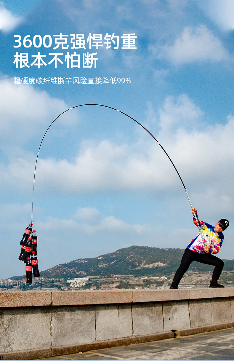 快乐垂钓领路人六脉神剑白银版456h钓竿