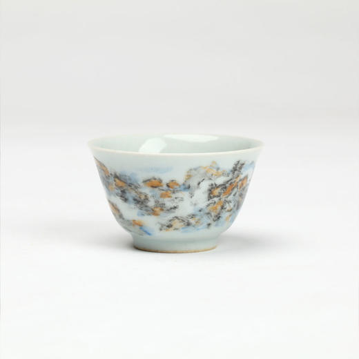 何珂玟-【见山】仿古灰釉彩绘一方席茶具套组 商品图7