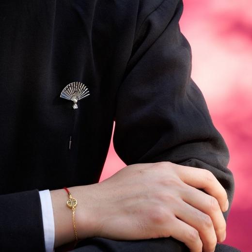 兰花扇胸针 商品图2