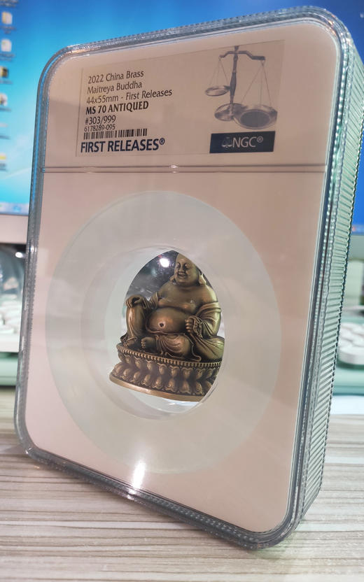 【预定】2022弥勒佛立体佛牌！全球仅999尊！NGC权威评级 商品图2