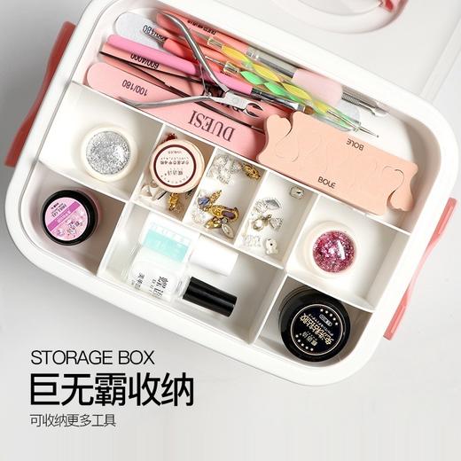 【大号药箱美妆箱】手提式家庭药箱收纳盒 美甲美妆药品盒家用便携防疫医药箱 商品图1