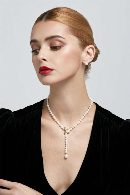 Pearl moments 飞舞蝴蝶活扣设计珍珠短项链（新品现货 顺丰秒发） 商品图2