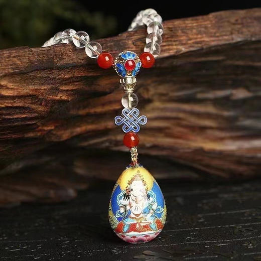 天然巴西白水晶男女款108颗 📿金刚萨埵修法念珠 商品图0