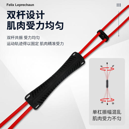 双杆多功能飞力士棒健身弹力棒瑜伽训练棒运动高频振动筋膜棒. 商品图1