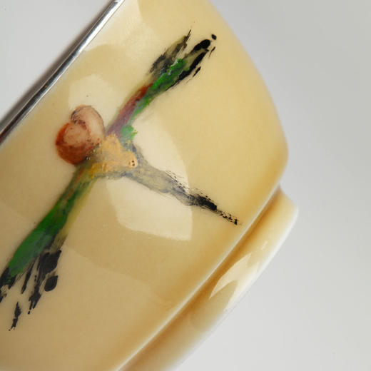 车前子-【蜻蜓天使黄】银口宋黄地主人杯 | 吾杯 商品图4