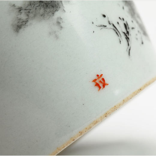 何珂玟-【等】银口仿古灰釉墨彩主人杯 | 吾杯 商品图4