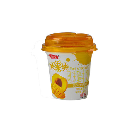三元大果块酸牛奶（黄桃+芒果）260g 商品图0