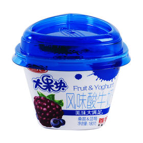 三元大果块酸牛奶（桑葚+蓝莓）260g