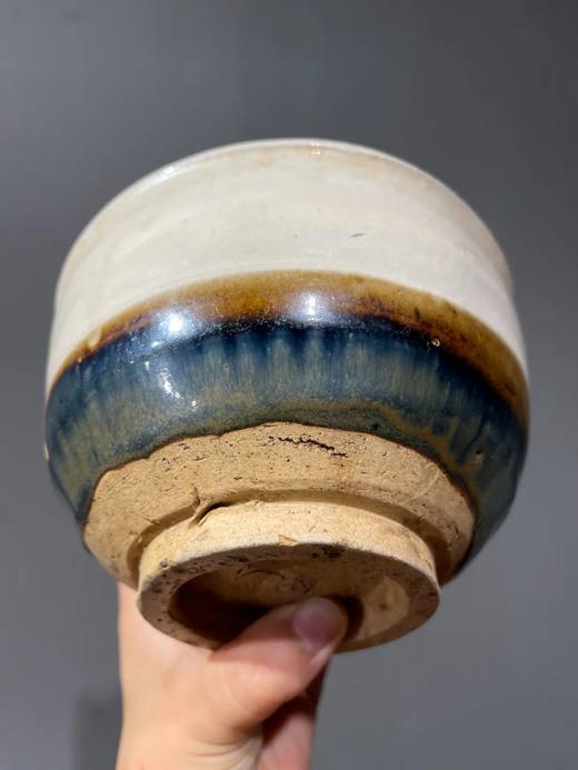 磁州窑白褐双色佛钵式碗，顺丰包邮 商品图9