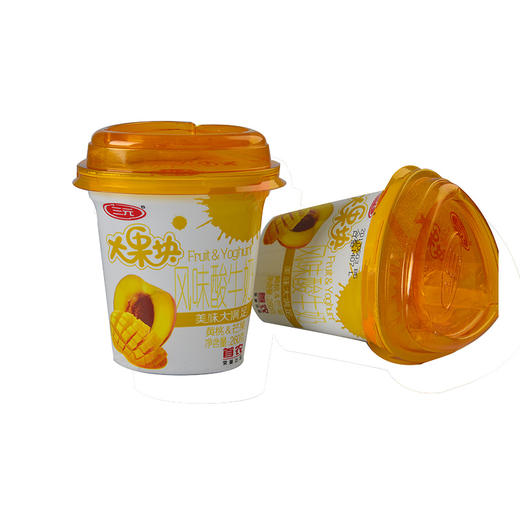 三元大果块酸牛奶（黄桃+芒果）260g 商品图2