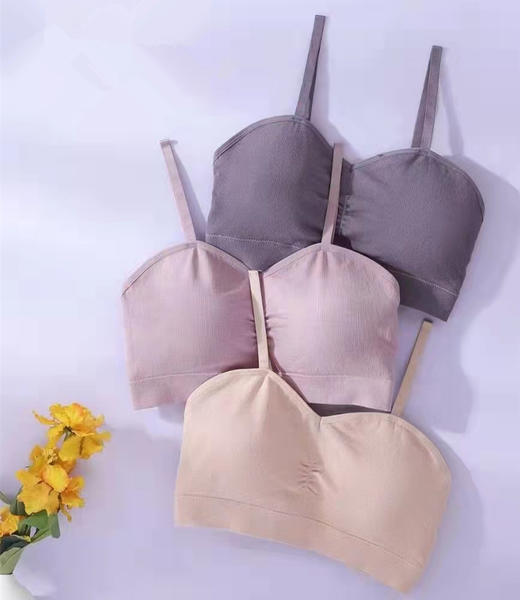 MH竹纤维女士舒适乳胶文胸24030 商品图0