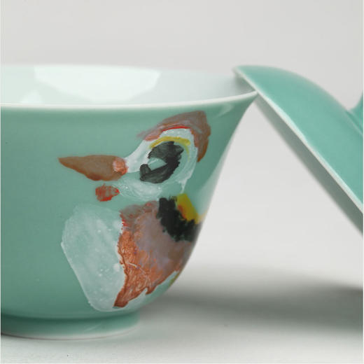 易都-【大吉祥】松石地彩绘一方席茶具套组 商品图3