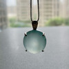 高冰种淡蓝水翡翠鸽子蛋吊坠戒指两用 商品缩略图5