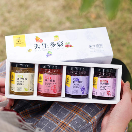 等蜂来天生多彩礼盒100gx4瓶/盒【CZ】 商品图3