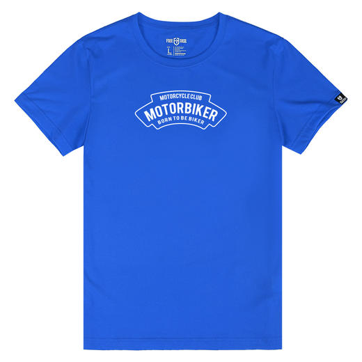 自由基地复古机车美式青春短袖T恤流行合体圆领印花休闲创意半袖T NMT-1870 商品图6