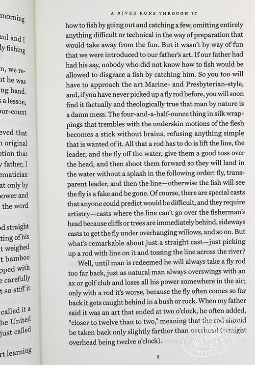【中商原版】大河恋 豆瓣高分 英文原版 A River Runs through It and Other Stories Norman Maclean Robert Redford 商品图6