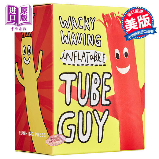 【中商原版】Wacky Waving Inflatable Tube Guy 英文原版 扭扭怪 红 Conor Riordan 商品图0