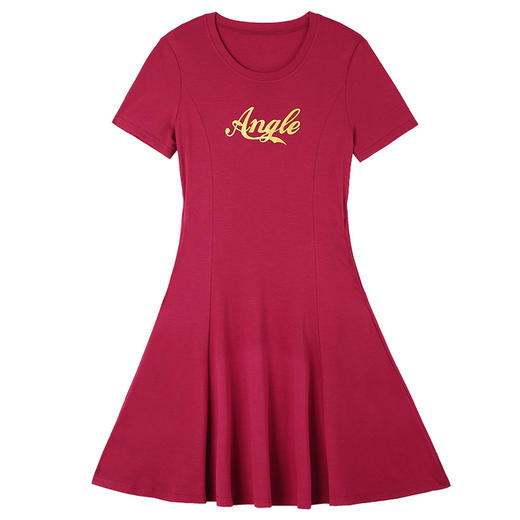 2022新款时尚高腰显瘦中长款妈妈装气质裙  TR-CJSG8166 商品图4