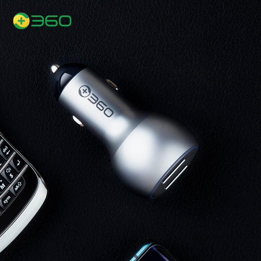360 车载充电器C6 双口54W汽车点烟器一拖二 QC3.0快充USB接口 转换器分线器插头 通用苹果华为小米手机平板 商品图4