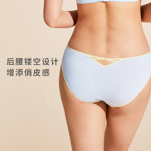 奶糖派珊瑚海配套内裤夏季薄款低腰舒适三角裤轻薄透气女士小裤 商品图3