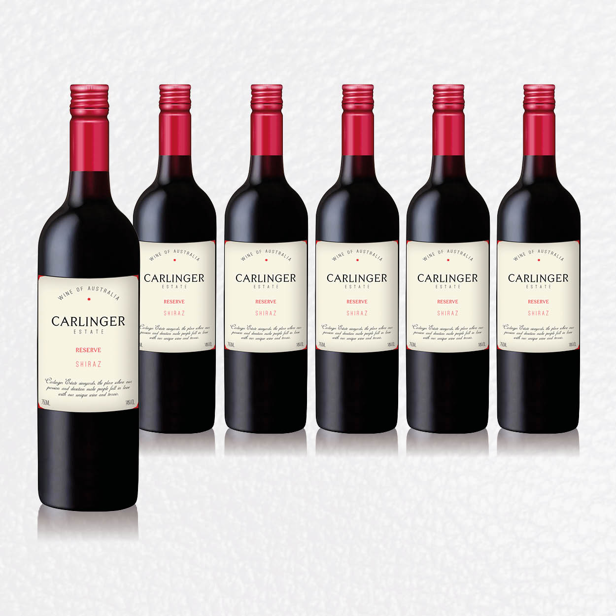 【整箱六瓶】卡林格-西拉红葡萄酒 Carlinger Shiraz 750ml*6