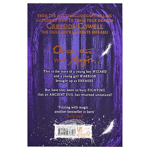 【中商原版】魔镜奇谭1 英文原版 The Wizards of Once 葛蕾熙达·柯维尔 Cressida Cowell 商品图1