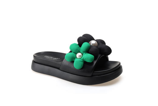 豪麟名鞋奥莱迪嘉女装羊皮革时尚凉拖DJELO21WL202黑色  原价1460元 商品图0