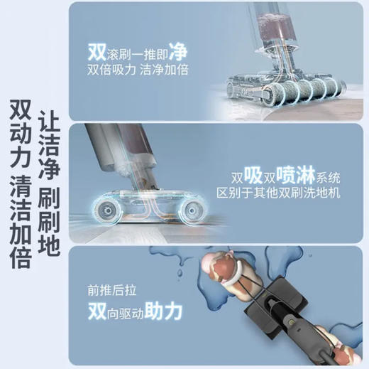 海尔（Haier）洗地机 E9-ProU1 双动力 商品图4