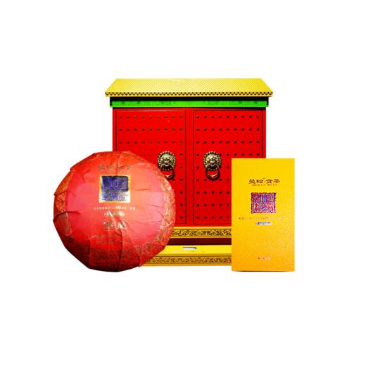 【八色贡茶系列】紫禁城600年纪念·万寿如意龙团五斤团 曼松御贡普洱生茶 商品图2