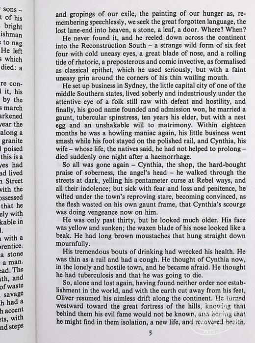 预售 【中商原版】天使，望故乡 英文原版 (PMC)Look Homeward, Angel Thomas Wolfe 商品图5