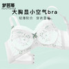 【设计师原创】梦芭蒂刺绣内衣夏薄款大胸显小收副乳文胸茉莉花雨 商品缩略图2