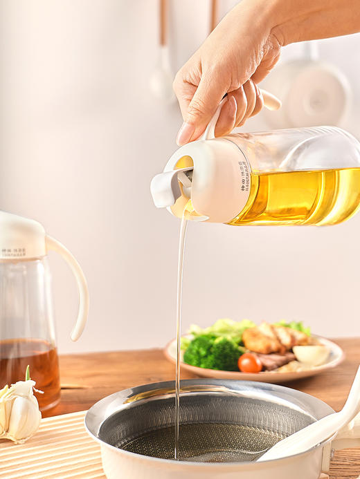 神田油壶自动重力开盖厨房家用酱油醋调料瓶油瓶 商品图1