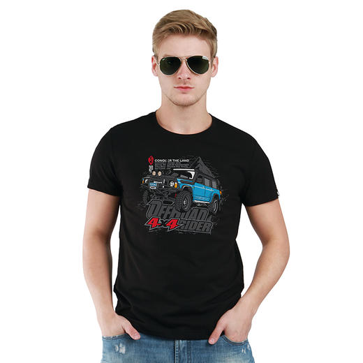 自由基地夏季队服日产越野车印花休闲短袖T恤衫半袖打底FREEBASE NMT-1879 商品图0