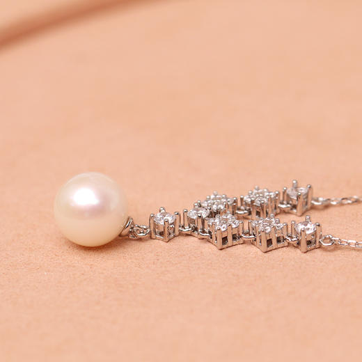 美裕 【星恋】银925淡水珍珠链坠 9-9.5mm白105623 商品图1