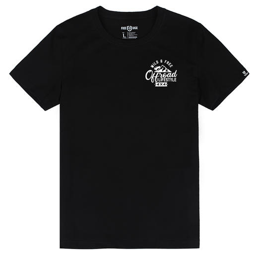 自由基地男装简约越野车图案设计印花团队队服文化衫短袖T恤打底 NMT-1876 商品图1