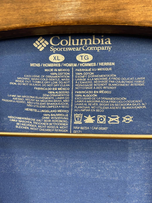 Columbia 哥伦比亚 PFG 
钓鱼系列 短袖T恤 _PST(XL) 商品图4